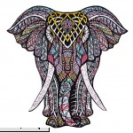 hartmaze Wooden Jigsaw Puzzles – Decorative Elephant HM-06 Small Size Puzzle 171 Unique Shape Jigsaw Pieces-Beautiful Animal for Adults and Kids- Best for Family Game Play Collection.  B07D2BFH3W